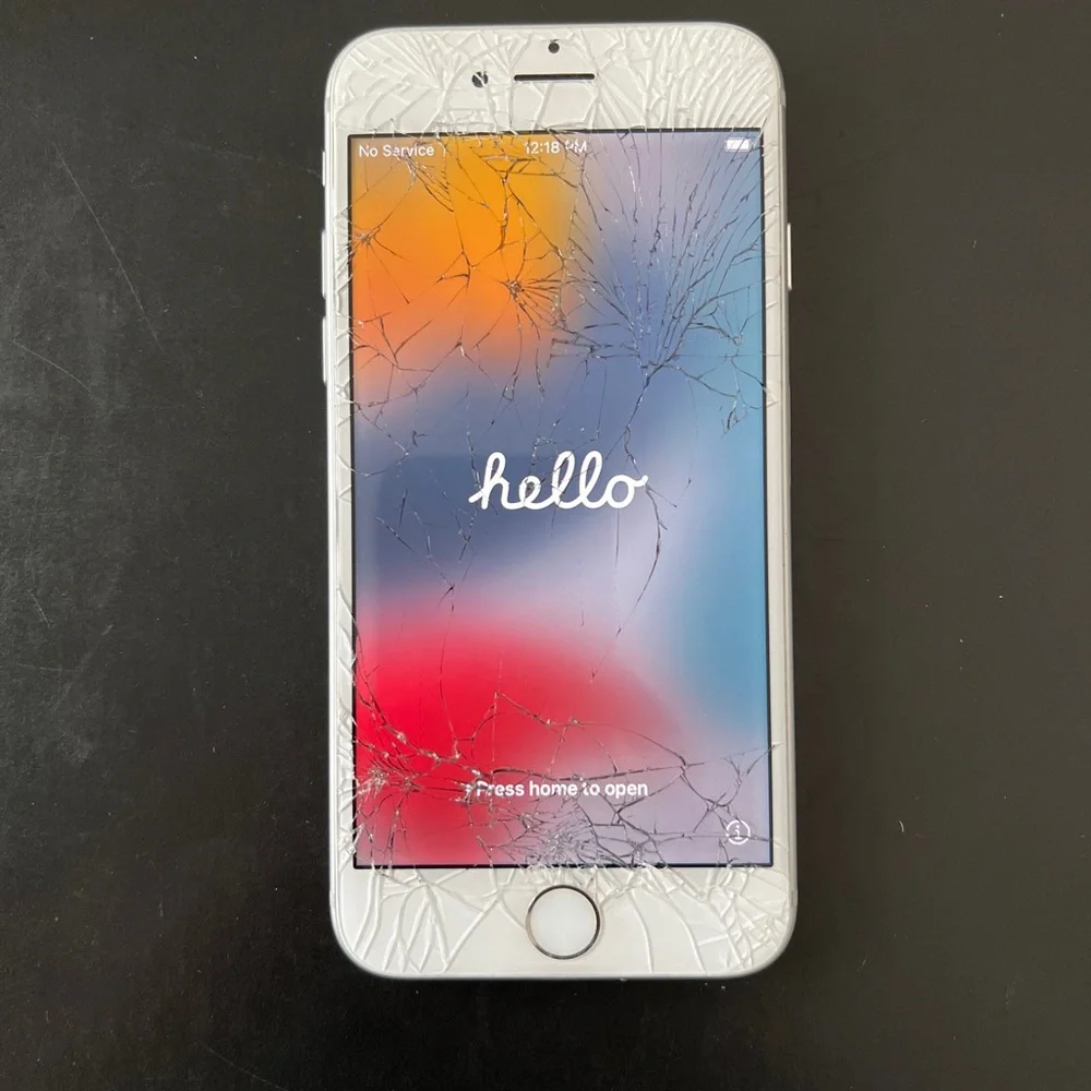 Apple glass cracked